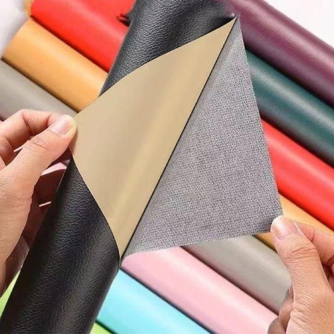 PU Leather Repair Patch Self Adhesive Sofa Seat Car Interior Fix Patch 50cm by 138cm Large Size Waterproof Scratch Resistant Easy Cut Strong Adhesive Durable Cover for Furniture Restoration