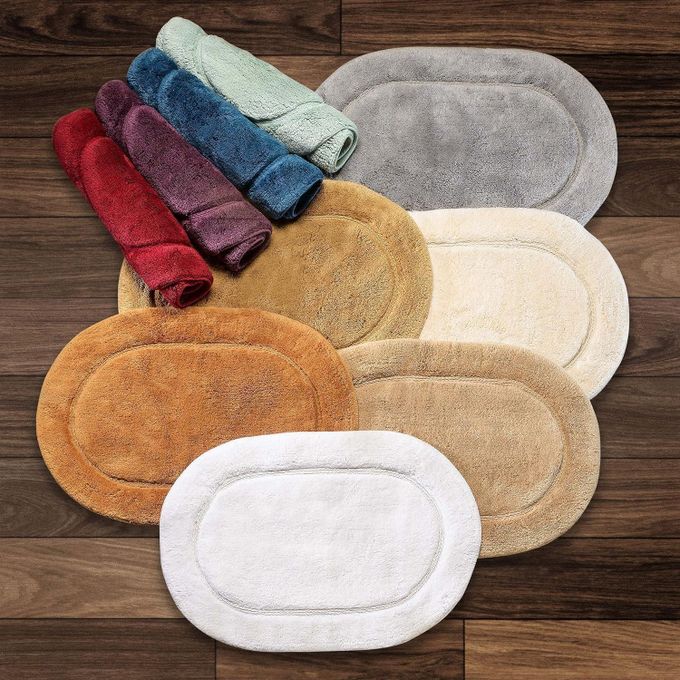Oval "WELCOME" Door Mat – 40cm x 60cm – Heavy Duty Anti-Slip Rubber Bottom – Durable Entrance Floor Mat for Home & Office – Indoor/Outdoor Use