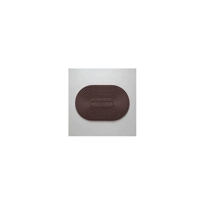 Oval "WELCOME" Door Mat – 40cm x 60cm – Heavy Duty Anti-Slip Rubber Bottom – Durable Entrance Floor Mat for Home & Office – Indoor/Outdoor Use