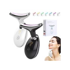 Neck And Face Lifting Device, Skin Tightening And Wrinkle Remover, LED EMS Heat Therapy Beauty Device