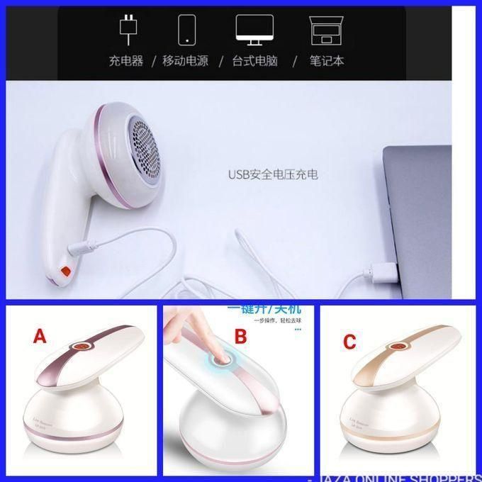 Rechargeable USB Fabric Sweater/Curtains/Carpets Clothes Lint Remover.