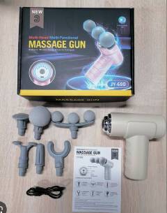 JY-680 Handheld Multi-Head Multi-Functional Massage Gun -6 heads