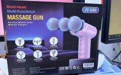 JY-680 Handheld Multi-Head Multi-Functional Massage Gun -6 heads