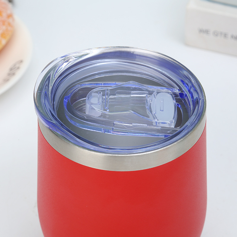 12oz Eggshell Cup Stainless Steel Thermos Bottle Portable Coffee Cups Water Bottle Travel Household Office School Drinking Tools