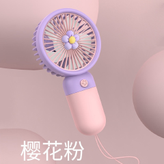 Summer Mini Fan Portable Handheld Fan Cartoon Cute Student Desktop Usb Charging Fruit Multiple Styles and Colors Fan