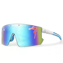 Unisex Fashion Shades Windproof Sports Flip-On UV400 MTB Goggles Sunglasses for Outdoor Cycling Running Party Men and Women