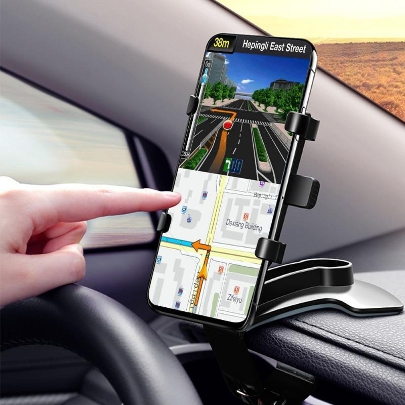 New Dashboard Car Phone Holder 360 Degree Mobile Smartphone Stands Rear View Mirror Sun Visor in Car GPS Navigation Bracket