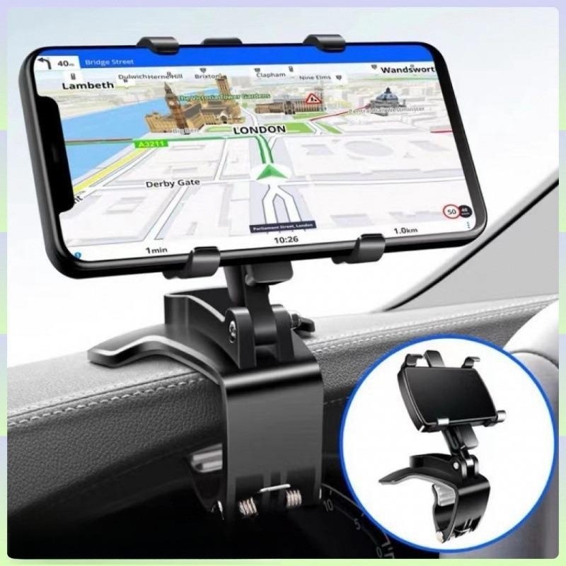 New Dashboard Car Phone Holder 360 Degree Mobile Smartphone Stands Rear View Mirror Sun Visor in Car GPS Navigation Bracket