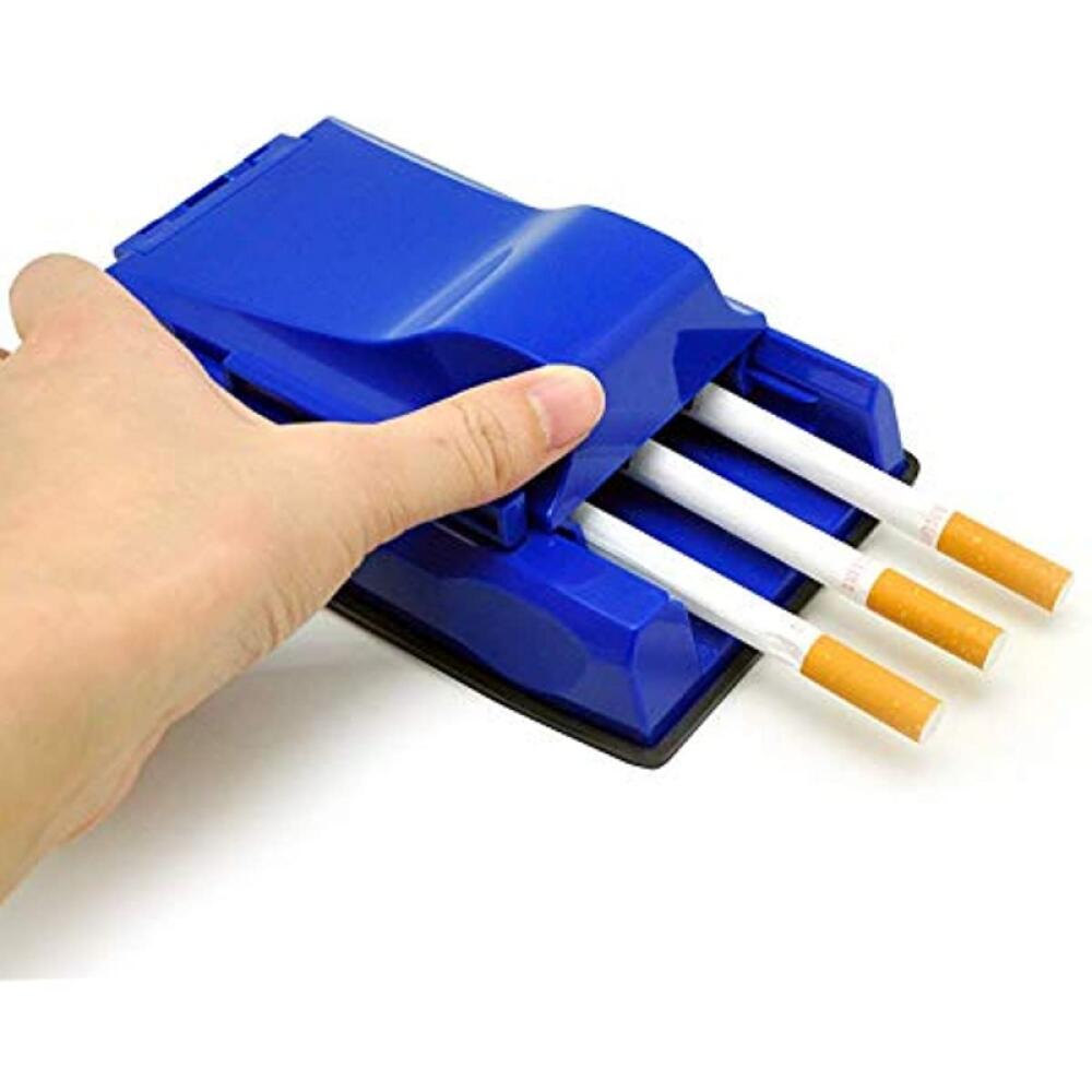 Manual three tube cigarette puller, plastic cigarette maker, multi-color creative cigarette puller, Three Tubes Manual Cigarette Roller Tube Tobacco Maker Tube Filling Machine, Rolling Tobacco
