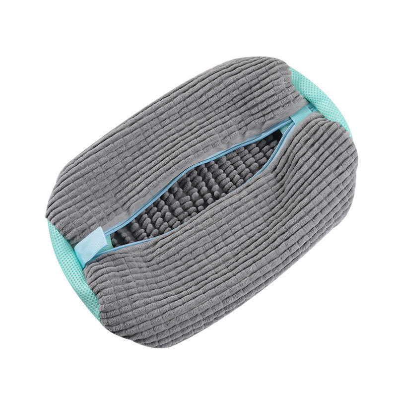 Durable Shoe Washing Machine Bag for All Shoe Types-Yellow with Blue Zipper,Ideal for Sneakers and Casual Shoes,Laundry Wash Bag