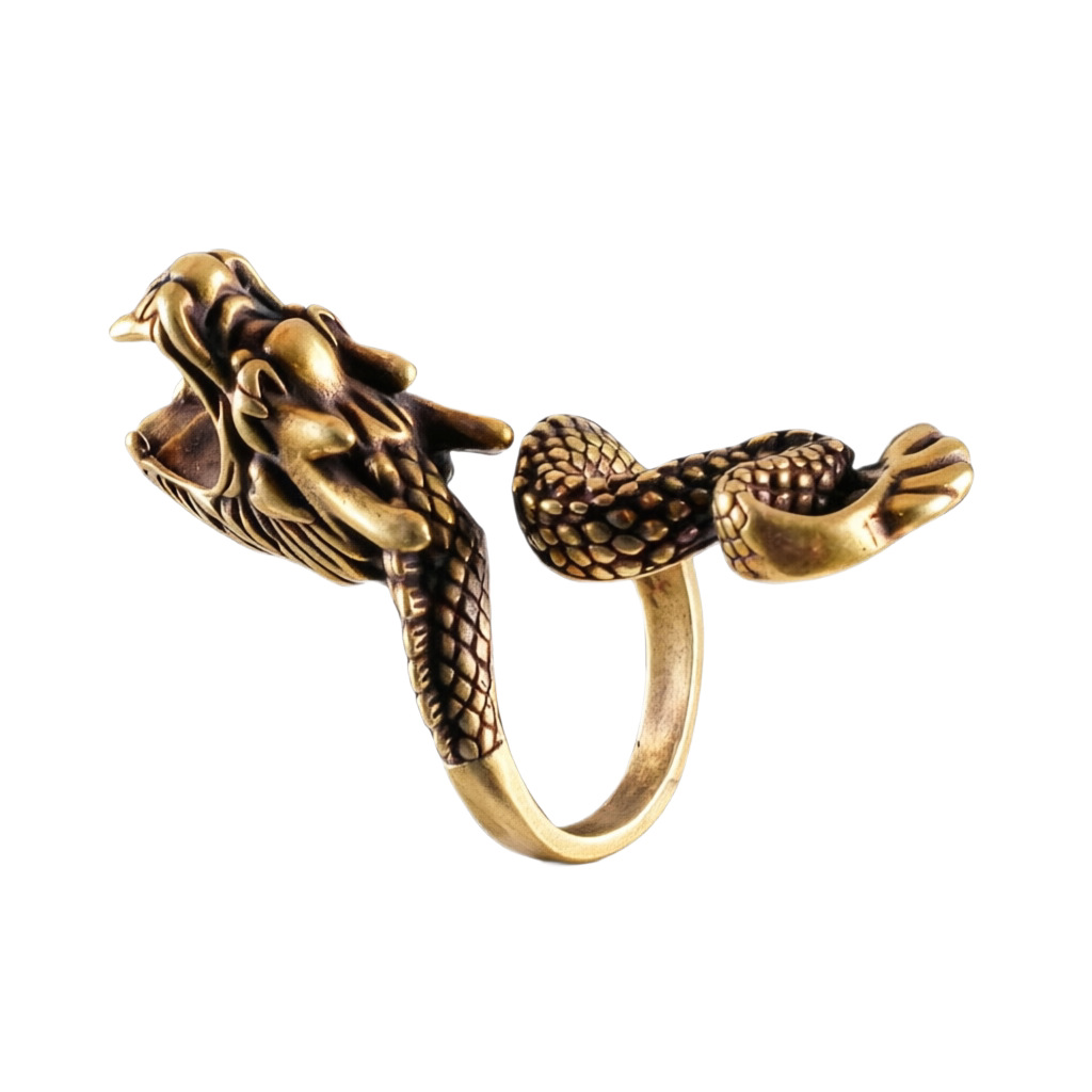 Retro Dragon Snake Rings Cigarette Holder Rack Finger Clip Smoke Cool Gadgets For Man Gifts Smoker Tools Smoking Accessories