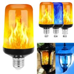 E27 LED Flame Effect Light Fire Simulation Multiple Modes Corn Bulb Decorative Lamp for Bar Hotel Restaurant Home
