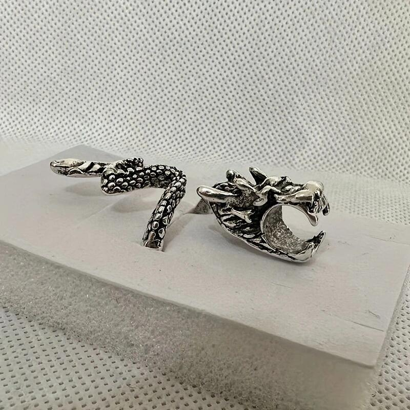 Retro Dragon Snake Rings Cigarette Holder Rack Finger Clip Smoke Cool Gadgets For Man Gifts Smoker Tools Smoking Accessories