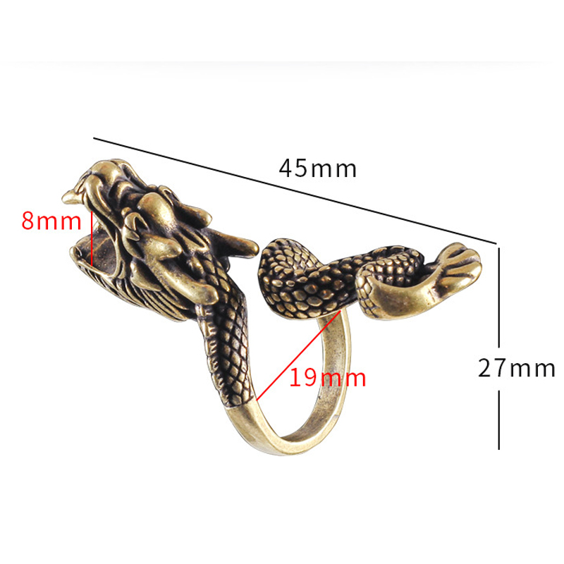 Retro Dragon Snake Rings Cigarette Holder Rack Finger Clip Smoke Cool Gadgets For Man Gifts Smoker Tools Smoking Accessories