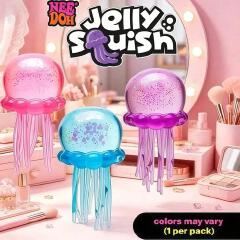 Squishies NeeDoh Jellyfish Squish Toy Fidget Toy, Water Sensory Soft Jelly Squeeze Stress Relief Fidget Toy Squeeze Blind Box