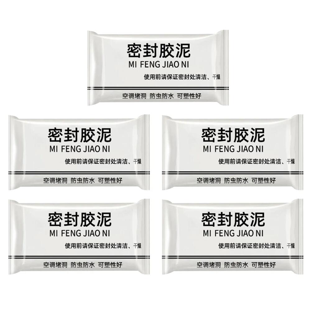 1/5/10/30PCS Bathroom Solid Glue Waterproof Sealant Wall Hole Sealant Seal Sealing Paste Sewer Pipe Caulking Agent Super Sealers