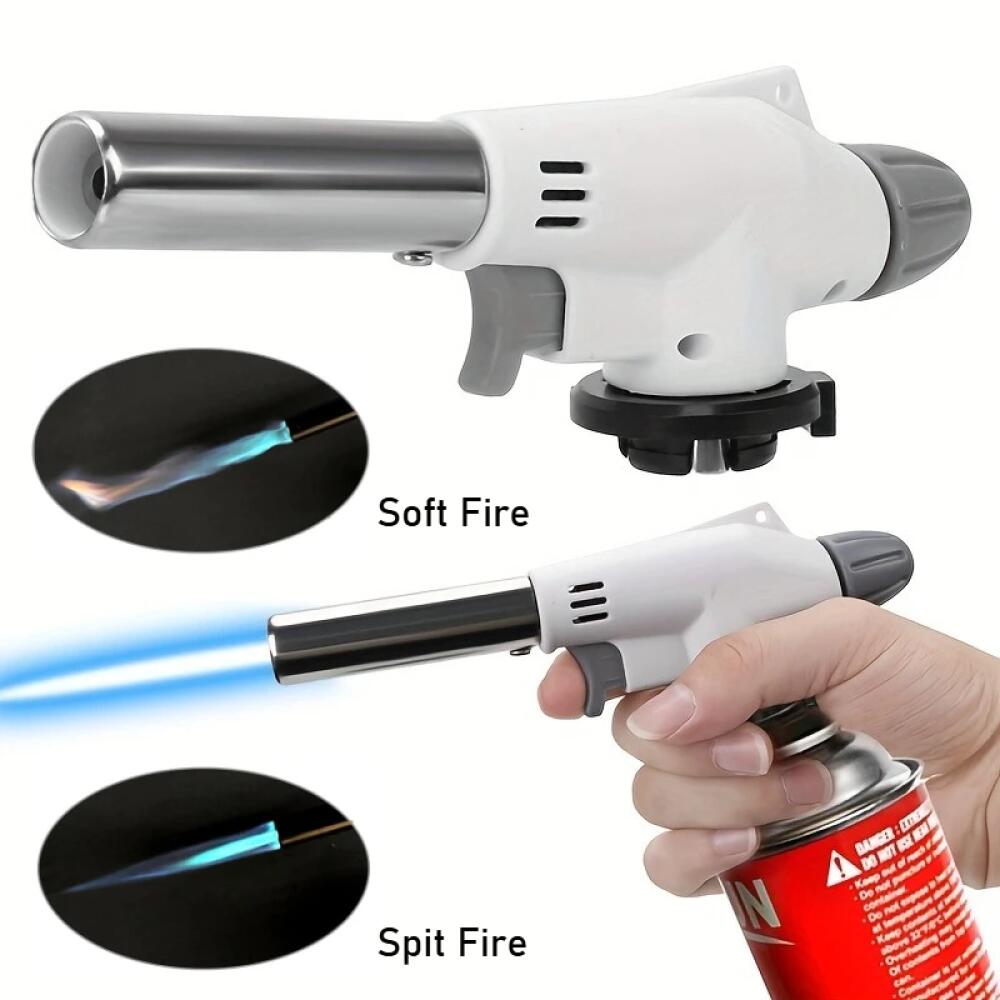 Adjustable Flame Auto ignition Butane Gas Welding Torch Portable Tool for BBQ Cooking Soldering Camping Heating Crafts DIY Chefs