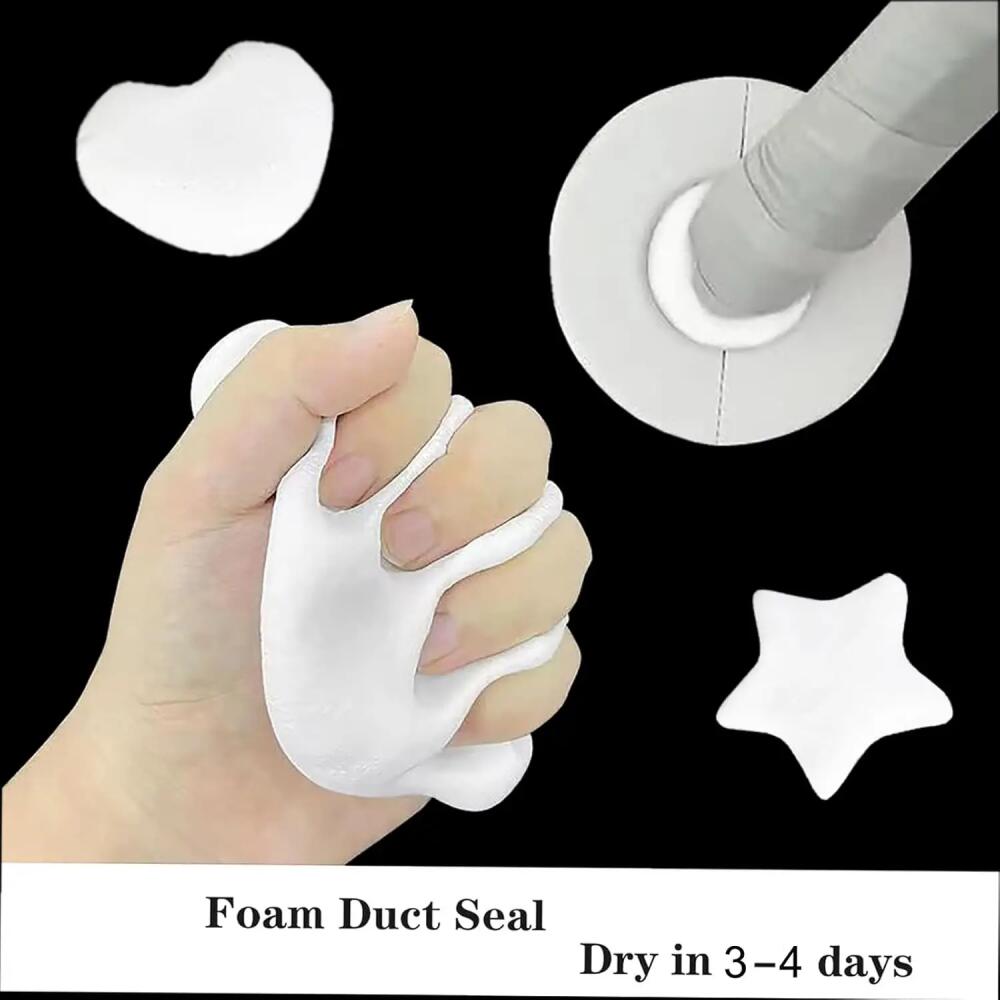 Air-conditioning Hole Sealing Mud Super Diamond Mud Sealer 10g White Seal Putty Waterproof Duct Seal Repair Sealing Clay