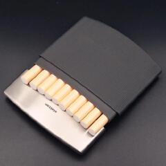 Portable Business Cigarette Box 10 Thick Pack Plastic Metal Cigarette Box Personalized Smoking Gift New 2026