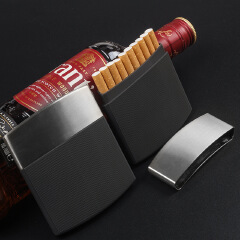 Portable Business Cigarette Box 10 Thick Pack Plastic Metal Cigarette Box Personalized Smoking Gift New 2026