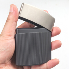 Portable Business Cigarette Box 10 Thick Pack Plastic Metal Cigarette Box Personalized Smoking Gift New 2026