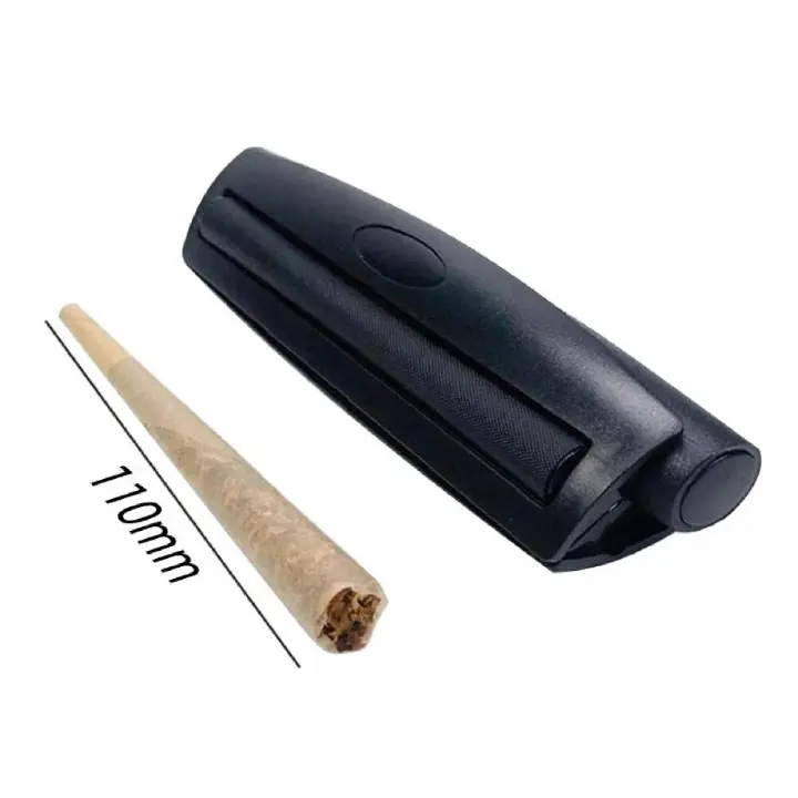 110mm Cigarette Rolling Machine with Tobacco Storage Tube for DIY Rolling Paper Wrapping Maker Smoking Accessories