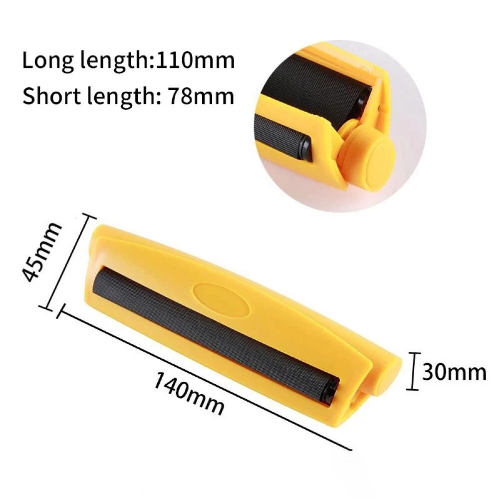 110mm Cigarette Rolling Machine with Tobacco Storage Tube for DIY Rolling Paper Wrapping Maker Smoking Accessories