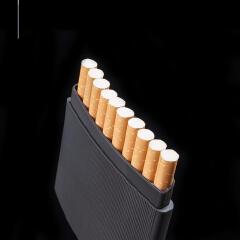 Portable Business Cigarette Box 10 Thick Pack Plastic Metal Cigarette Box Personalized Smoking Gift New 2026