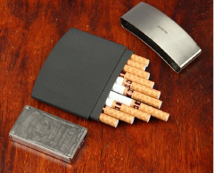 Portable Business Cigarette Box 10 Thick Pack Plastic Metal Cigarette Box Personalized Smoking Gift New 2026