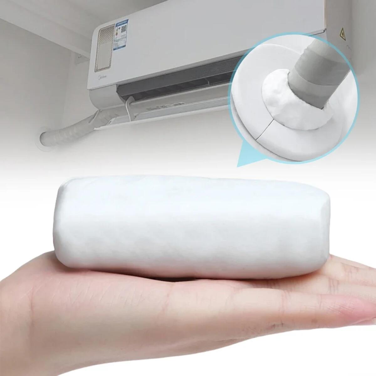Air-conditioning Hole Sealing Mud Super Diamond Mud Sealer 10g White Seal Putty Waterproof Duct Seal Repair Sealing Clay