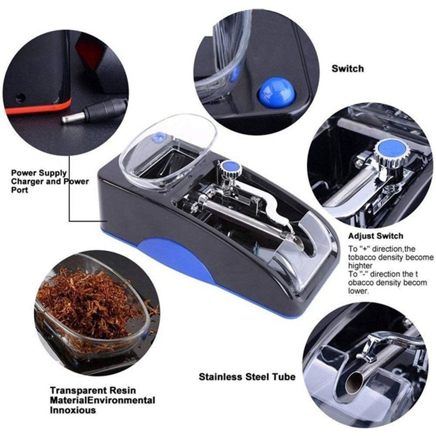 DIY Smoking-Tool Fully automatic cigarette maker 8.0mm electric household cigarette machine
