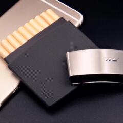 Portable Business Cigarette Box 10 Thick Pack Plastic Metal Cigarette Box Personalized Smoking Gift New 2026