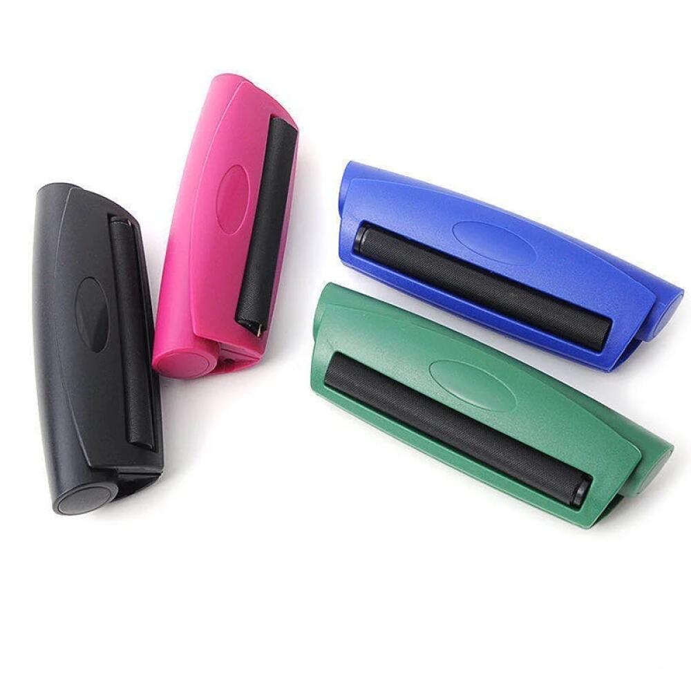 110mm Cigarette Rolling Machine with Tobacco Storage Tube for DIY Rolling Paper Wrapping Maker Smoking Accessories