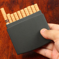 Portable Business Cigarette Box 10 Thick Pack Plastic Metal Cigarette Box Personalized Smoking Gift New 2026