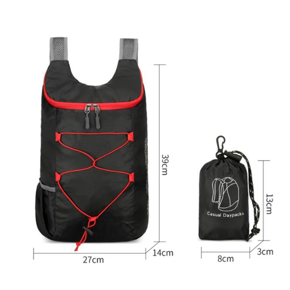 10L Foldable Portable Backpack Splashproof Folding Mountaineering Bag Ultralight Travel Daypack Bag Sports Daypack for Men Women