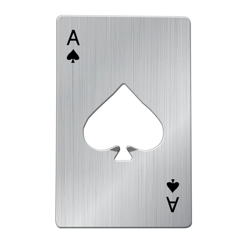 Creative Spades A Bottle Opener Poker Stainless Steel Bottle Opener Bottle Opener Beer Bottle Opener