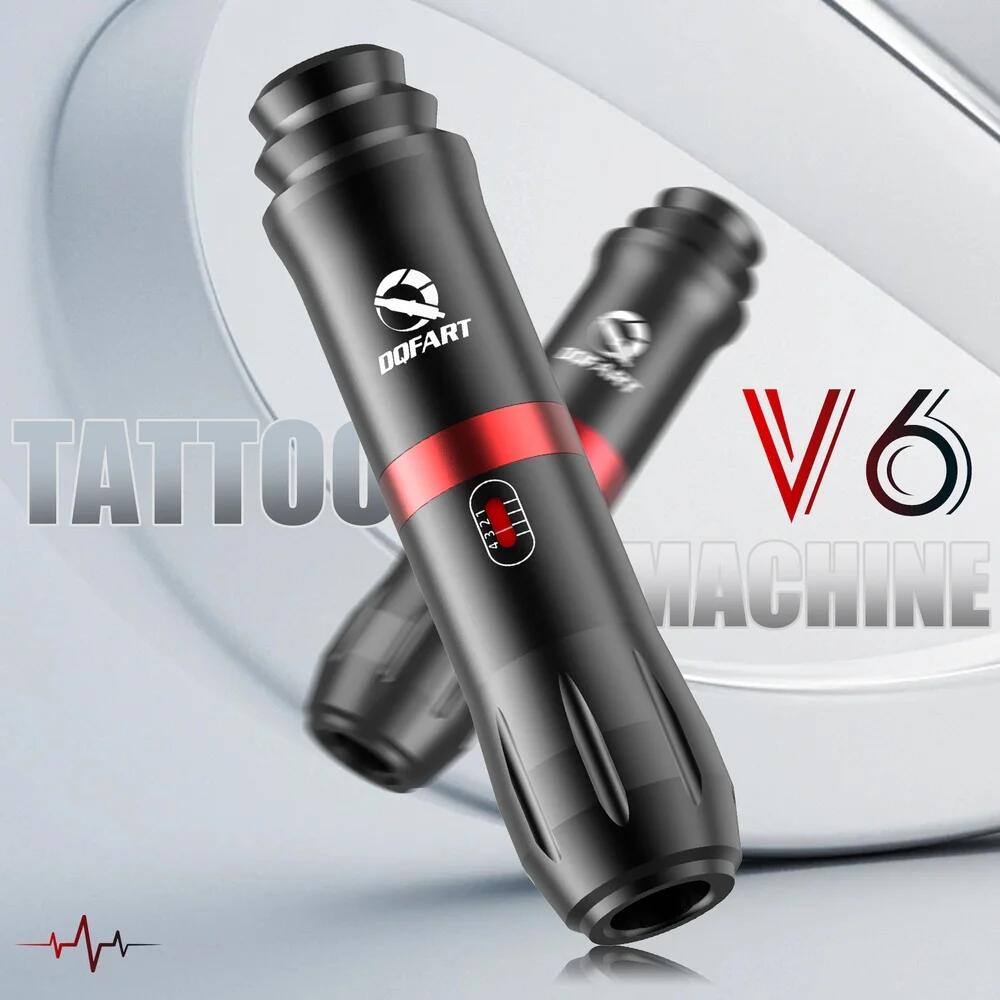 Portable Professional Wireless Tattoo Pen Kit Tattoo Machine Kit Rotary Machine for Lining Shading & Practice Complete Tattooing Supplies Set