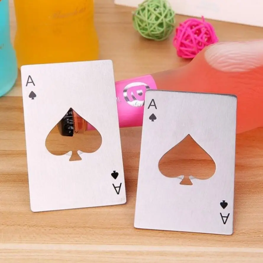 Creative Spades A Bottle Opener Poker Stainless Steel Bottle Opener Bottle Opener Beer Bottle Opener
