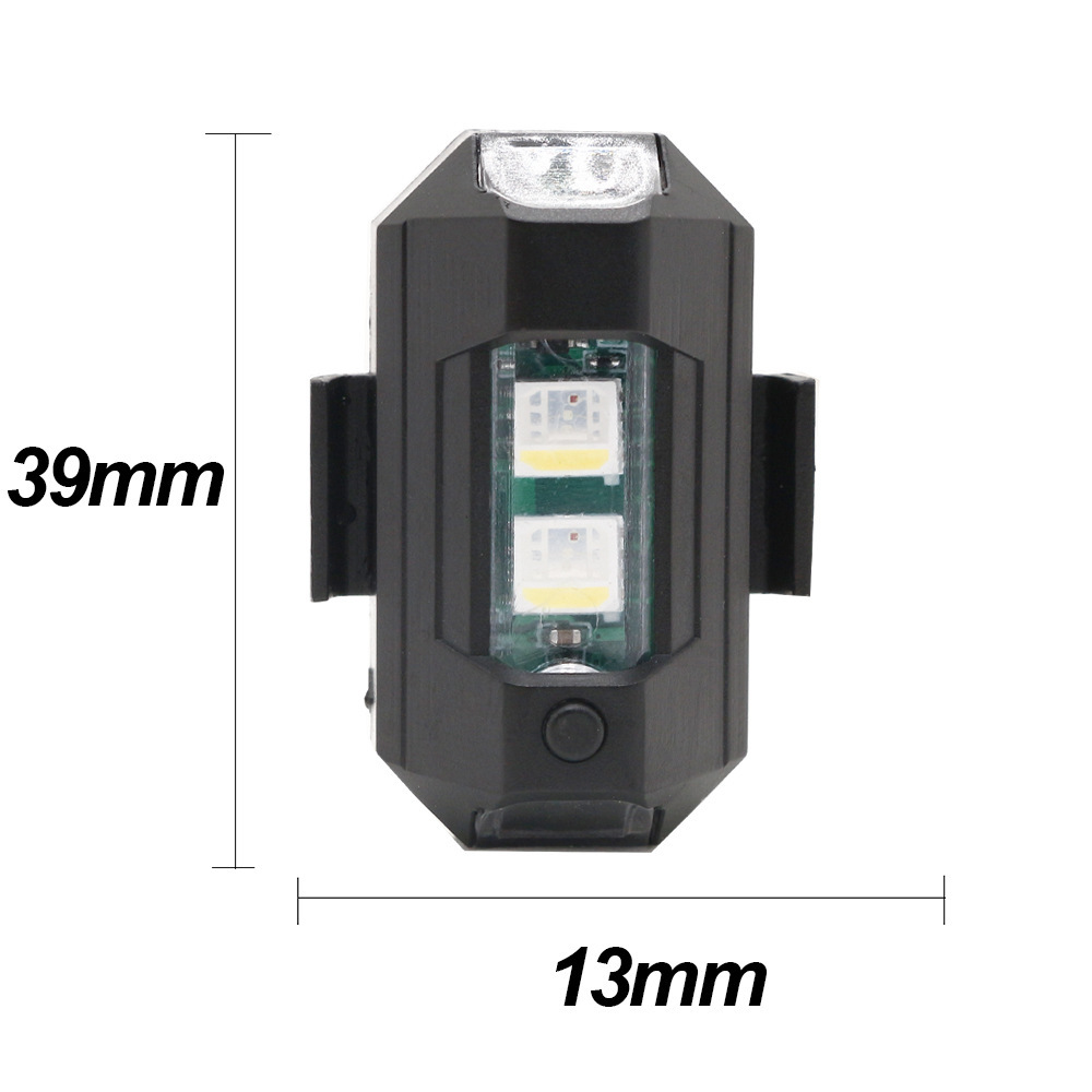 USB Rechargeable 7Color Bike Light Bicycle Safety Cycling Warning Rear Lamp Cross border motorcycle LED charging flashing light drone airplane light night navigation light bicycle electric bike warnin