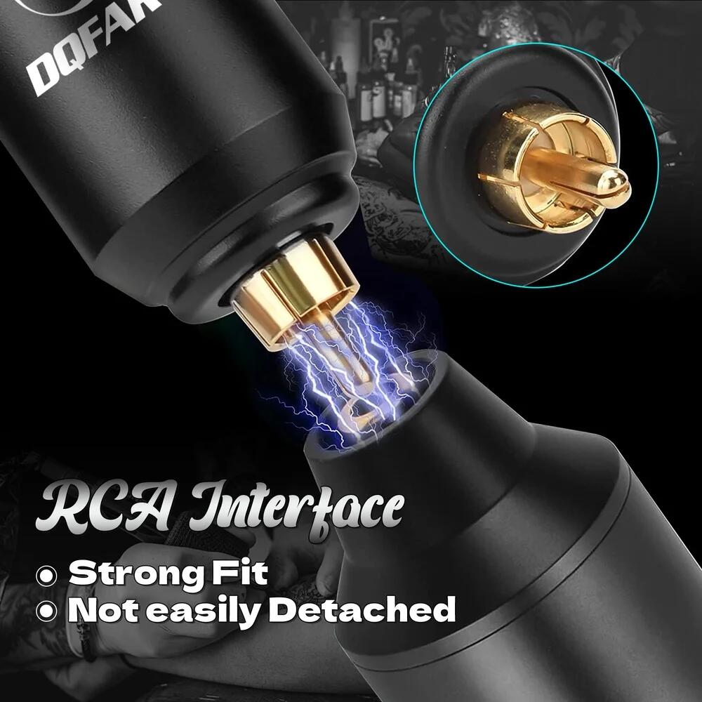 Portable Professional Wireless Tattoo Pen Kit Tattoo Machine Kit Rotary Machine for Lining Shading & Practice Complete Tattooing Supplies Set