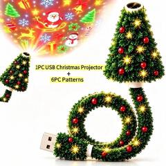2026 Christmas Tree Design Plug in Night Light Ceiling Projector Indoor, for Room Decor DIY Holiday Party Xmas Gifts