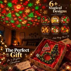 2026 Christmas Tree Design Plug in Night Light Ceiling Projector Indoor, for Room Decor DIY Holiday Party Xmas Gifts
