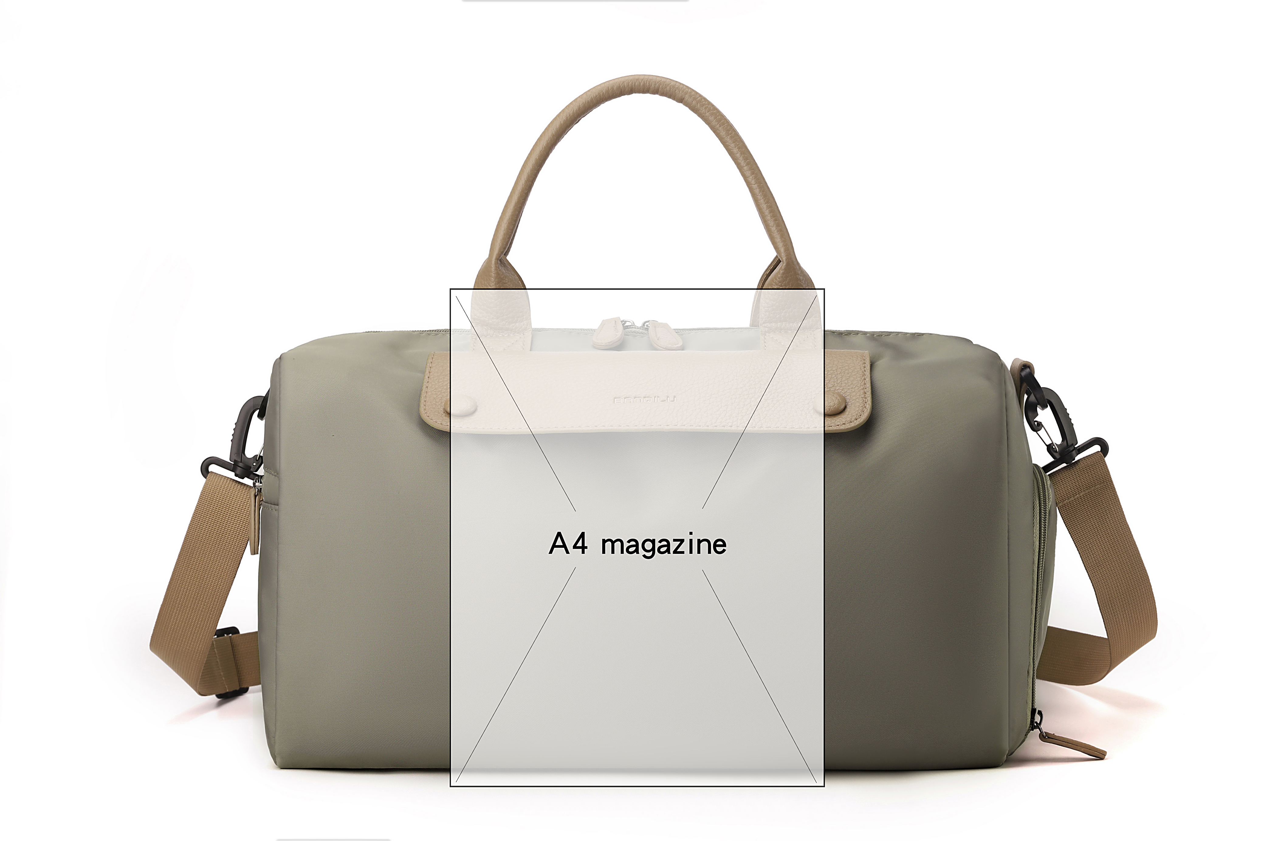 Large Waterproof Gym Duffle Bag, Multi Use Travel Hand Crossbody Bag for Short Trips, Men Women
