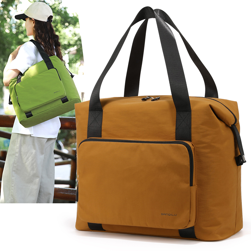 Multifunctional large-capacity travel bag, unisex, lightweight & portable, ideal for business trips, travel, fitness storage, stylish casual design