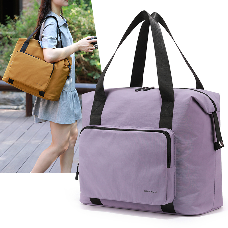 Multifunctional large-capacity travel bag, unisex, lightweight & portable, ideal for business trips, travel, fitness storage, stylish casual design