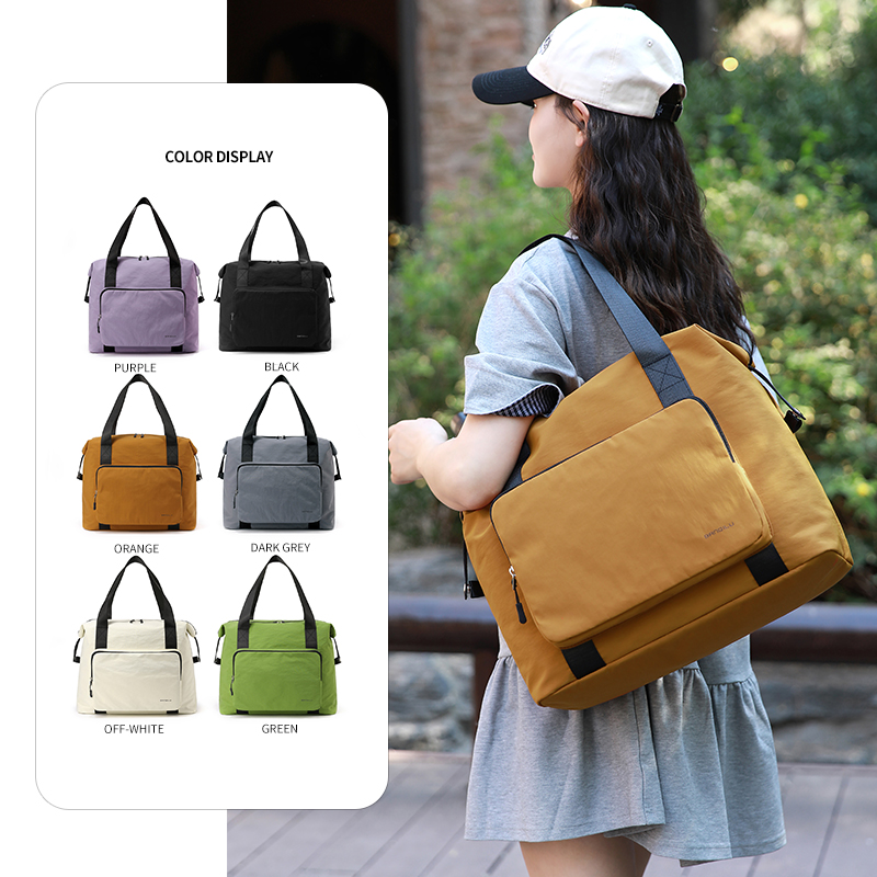 Multifunctional large-capacity travel bag, unisex, lightweight & portable, ideal for business trips, travel, fitness storage, stylish casual design