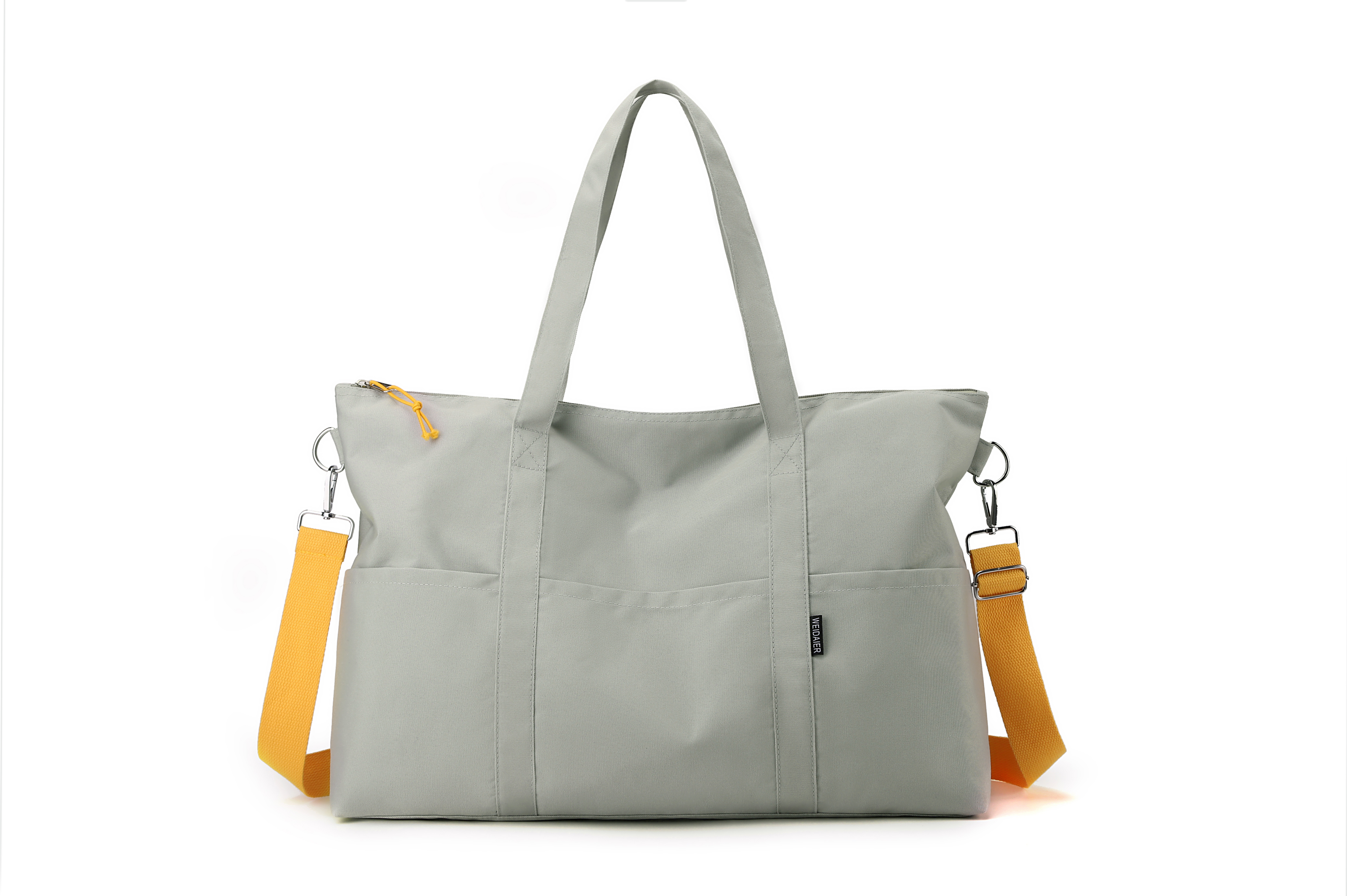 Large Capacity Travel Bag, Unisex Handbag & Shoulder Bag, Casual Simple Nylon Gym Storage Bag