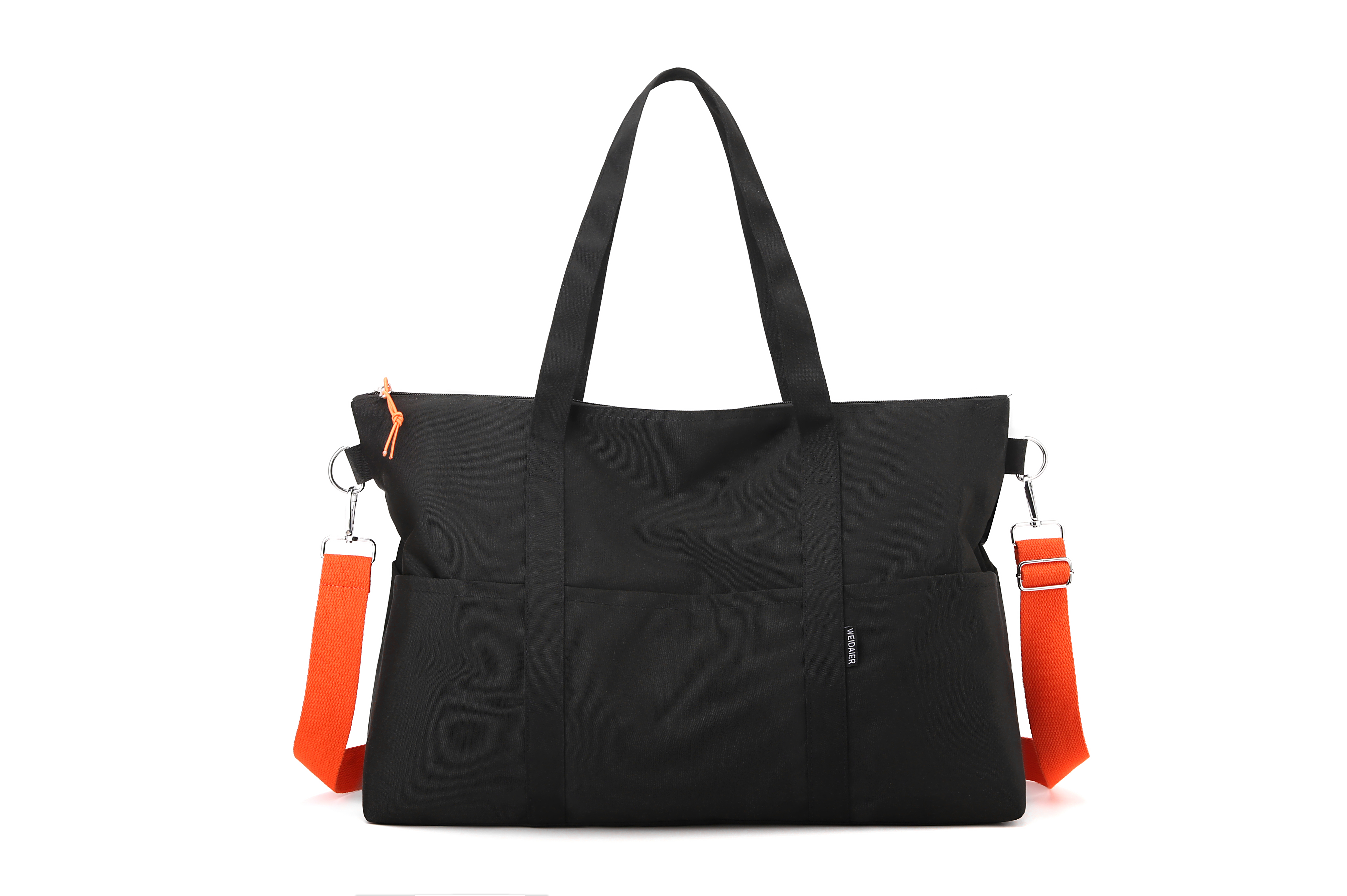 Large Capacity Travel Bag, Unisex Handbag & Shoulder Bag, Casual Simple Nylon Gym Storage Bag