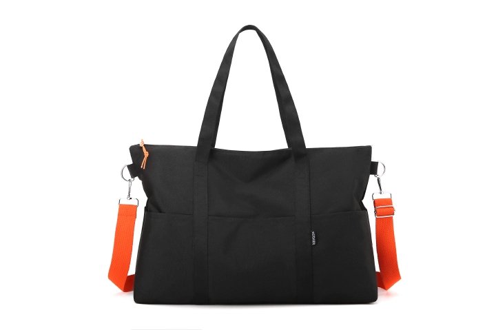 Large Capacity Travel Bag, Unisex Handbag & Shoulder Bag, Casual Simple Nylon Gym Storage Bag