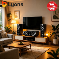 LYONS LYS3605 3.1CH Multimedia Speaker System – Bluetooth Home Theater Sound System with FM Radio, USB/SD & Remote Control【Anniversary Sale】